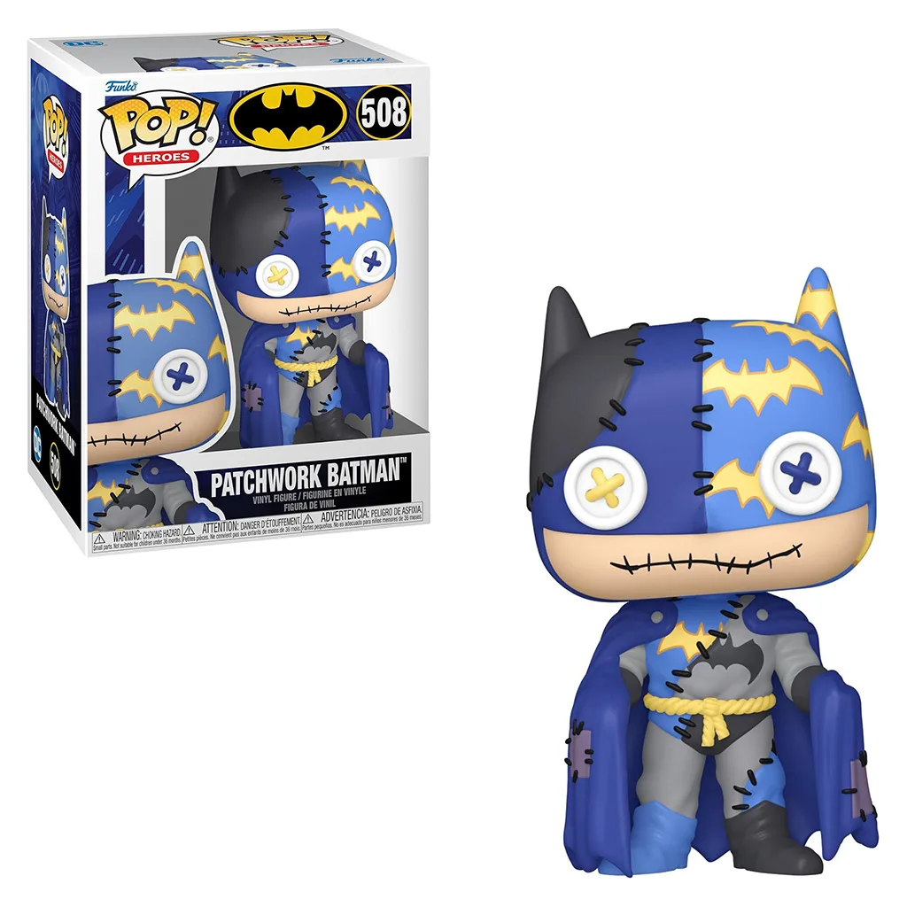Boneco Funko Pop! DC Heroes - Patchwork Batman 508